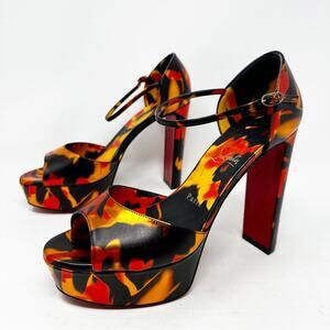 Christian Louboutin Sandaloo Platform Heels Womens Size EU 39